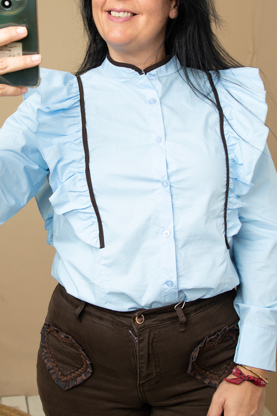 Camisa celeste
