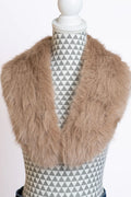 Cuello de invierno camel