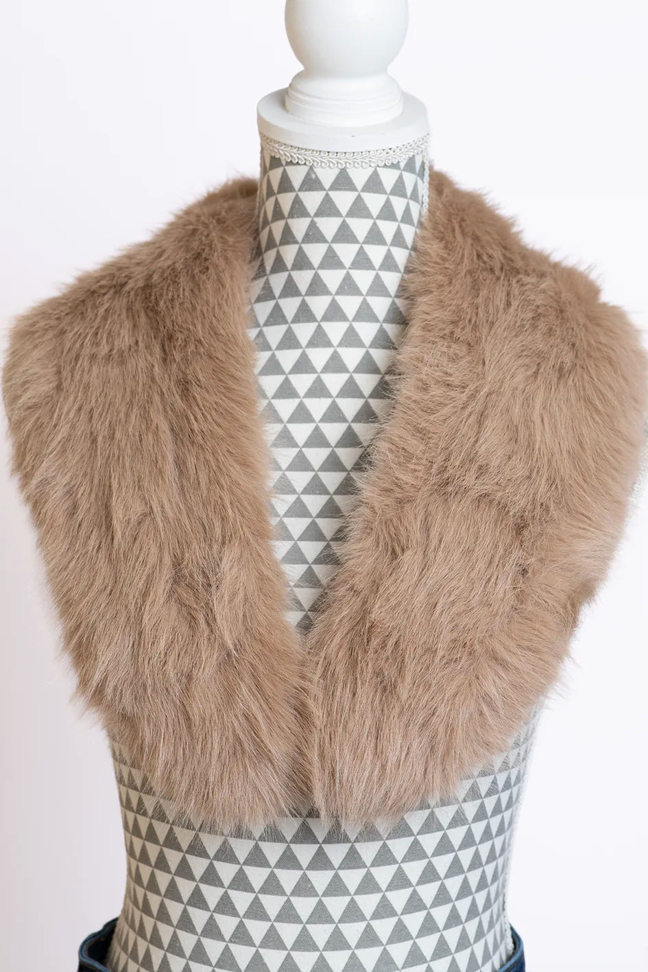 Cuello de invierno camel