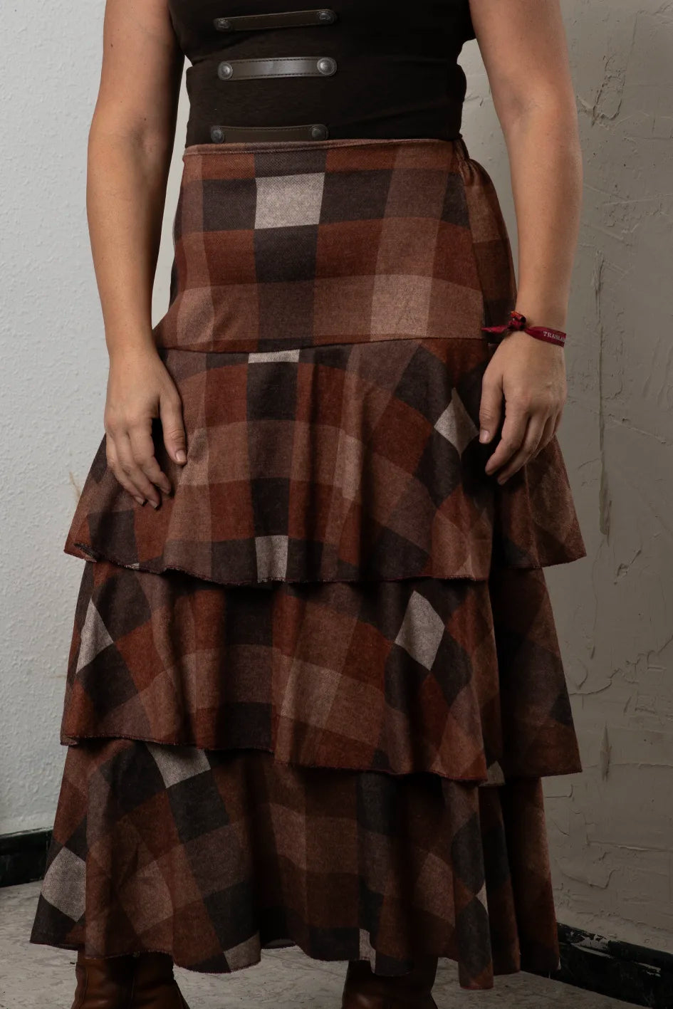 Falda Cuadros con Encanto