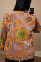 Chaqueta de Terciopelo Bordada