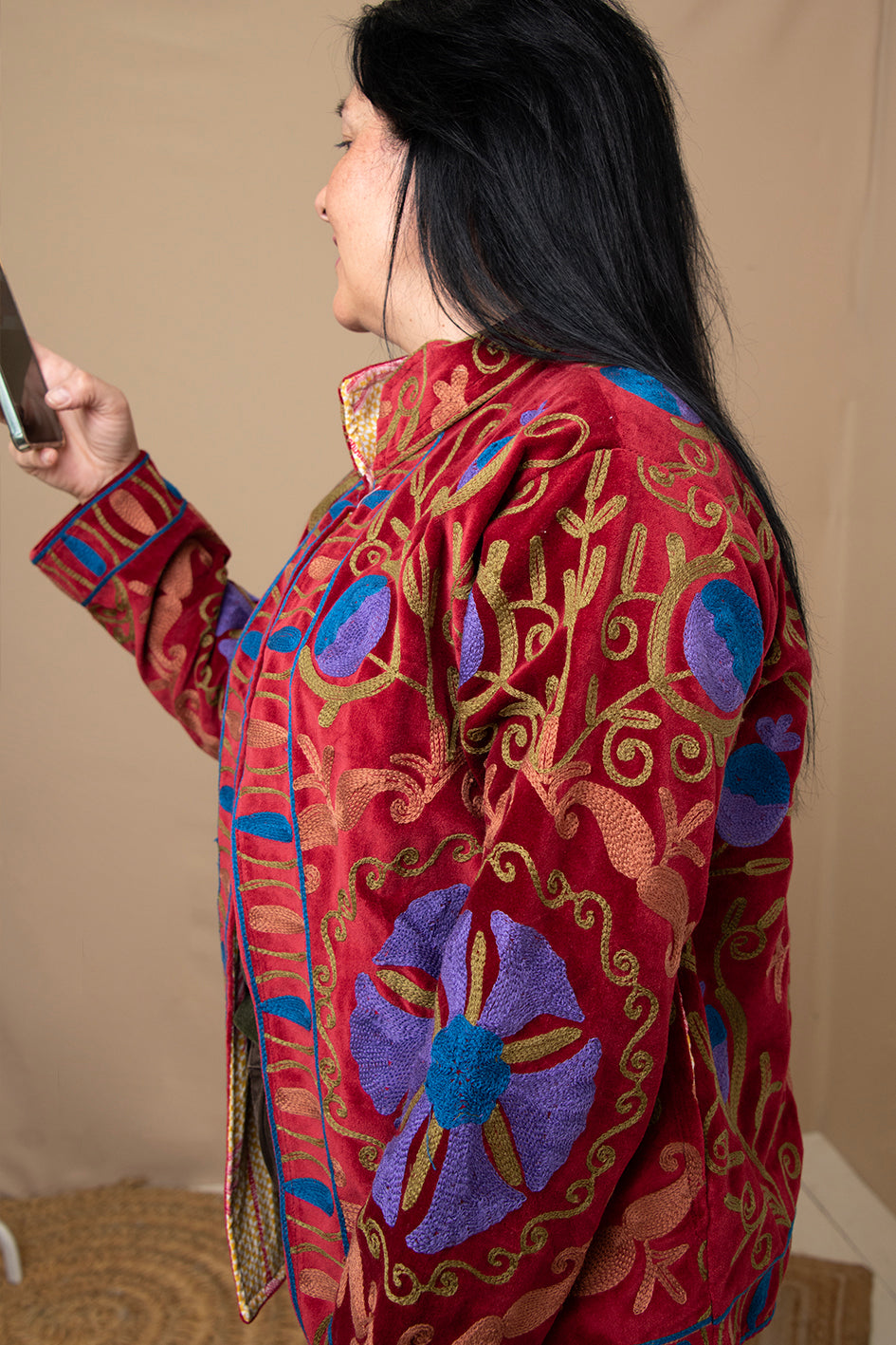 Chaqueta de terciopelo