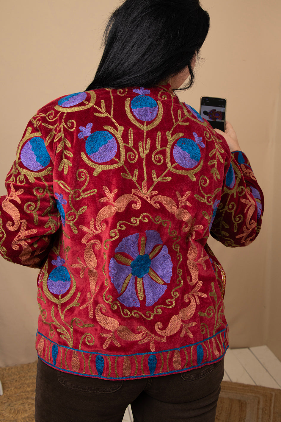 Chaqueta de terciopelo