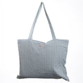 Tote Bag Rayas Verde agua y Blanco – Playa y Verano