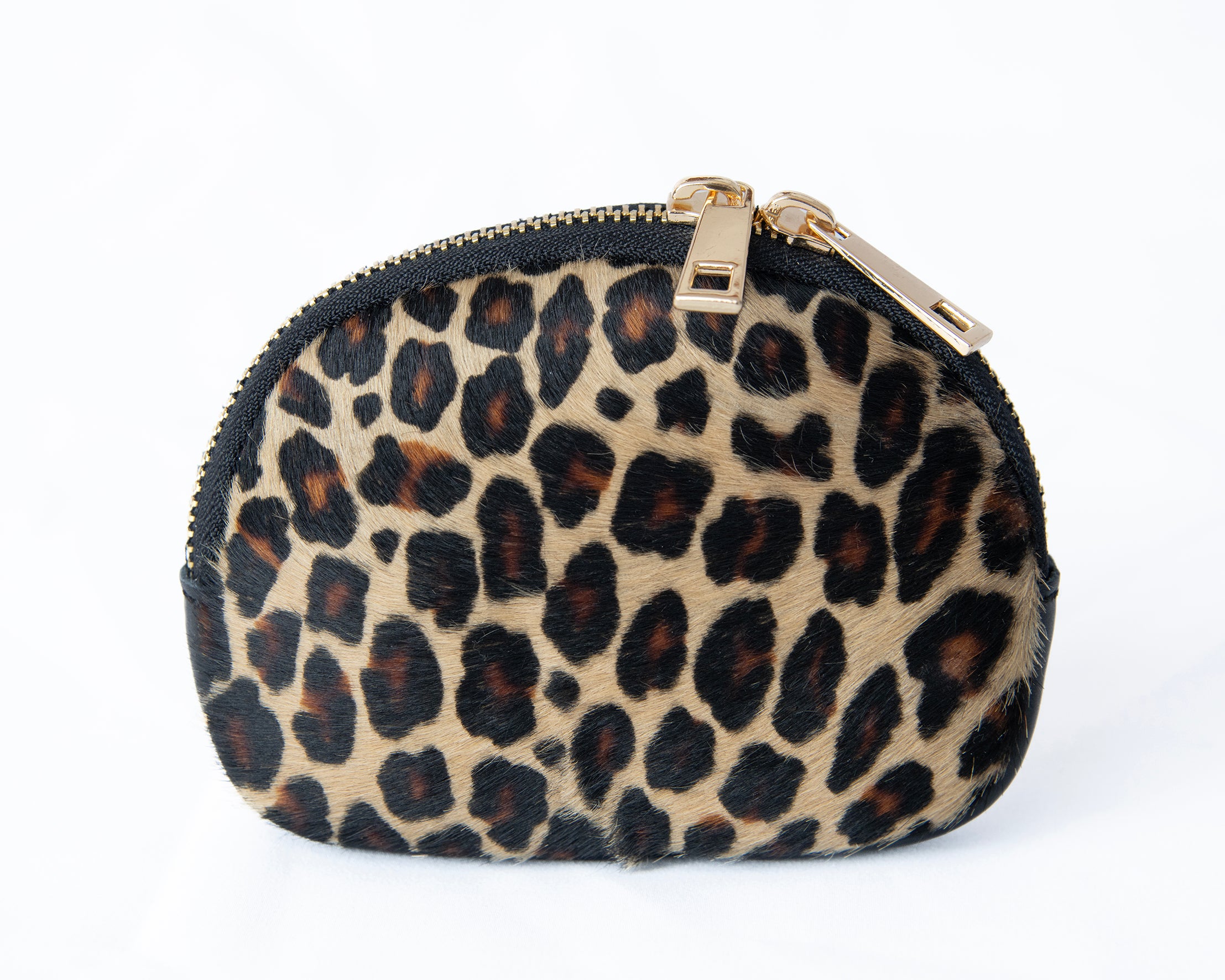 Monedero neceser animal print con doble cremallera