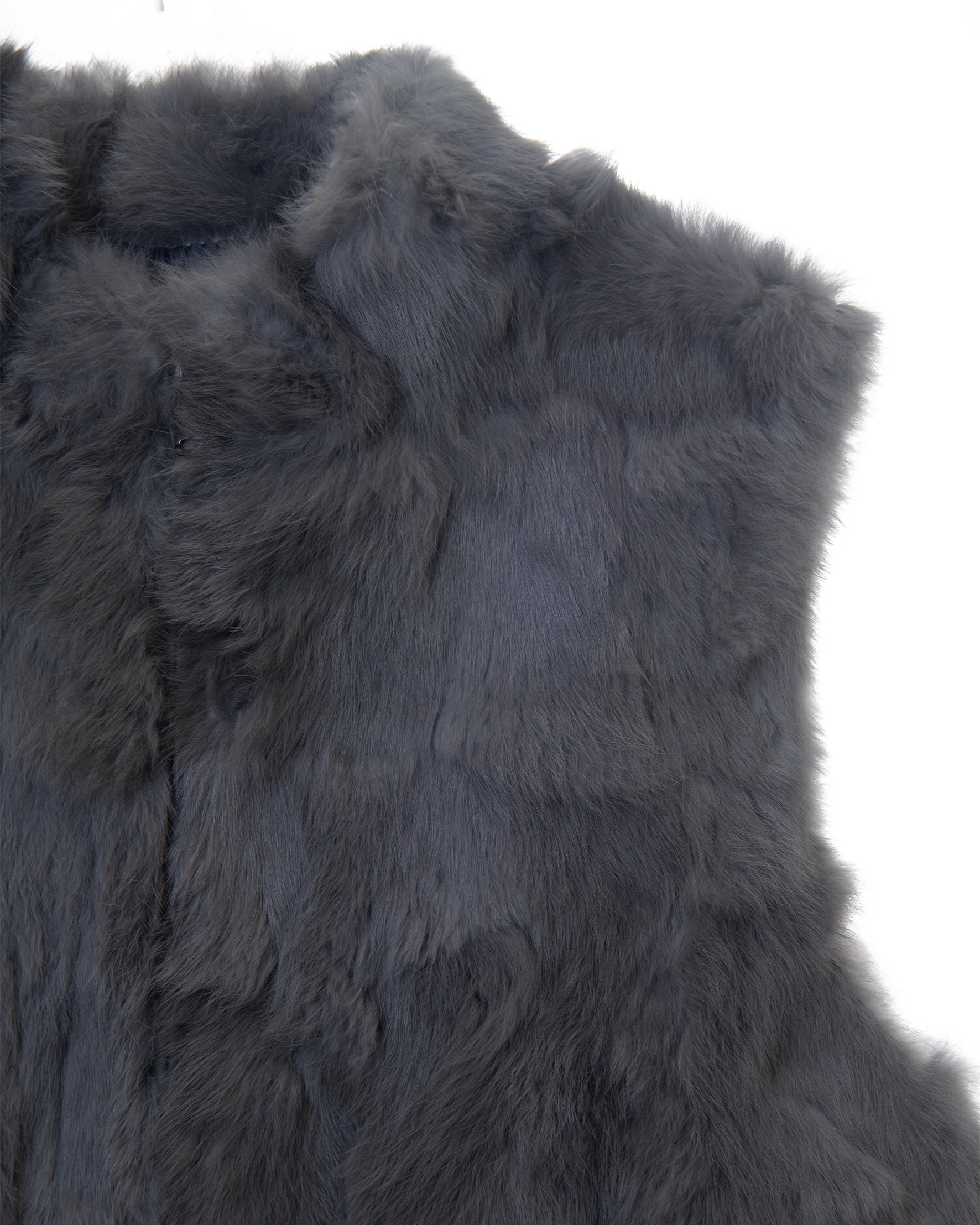 Chaleco de pelo Gris