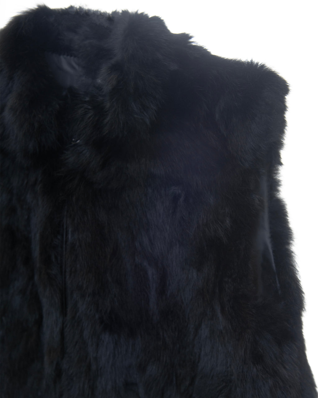 Chaleco de pelo Negro