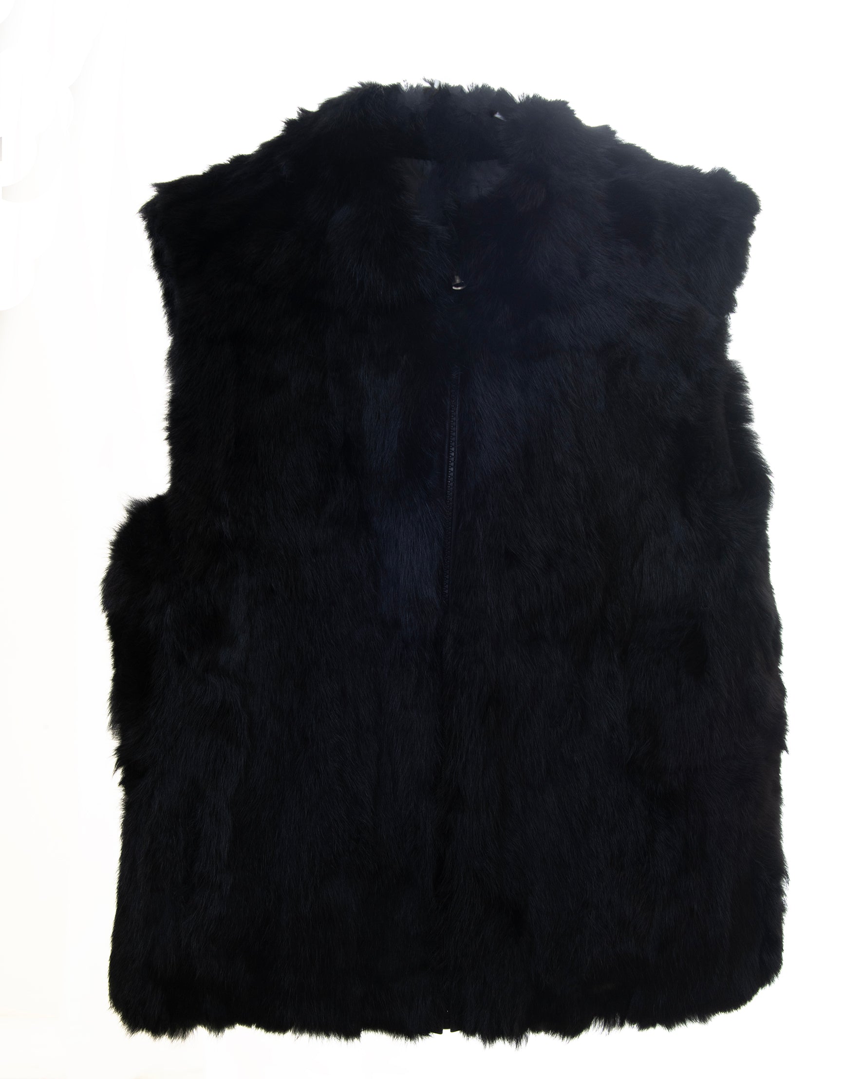 Chaleco de pelo Negro