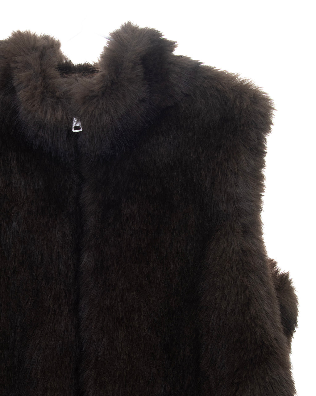 Chaleco de pelo Marrón Chocolate