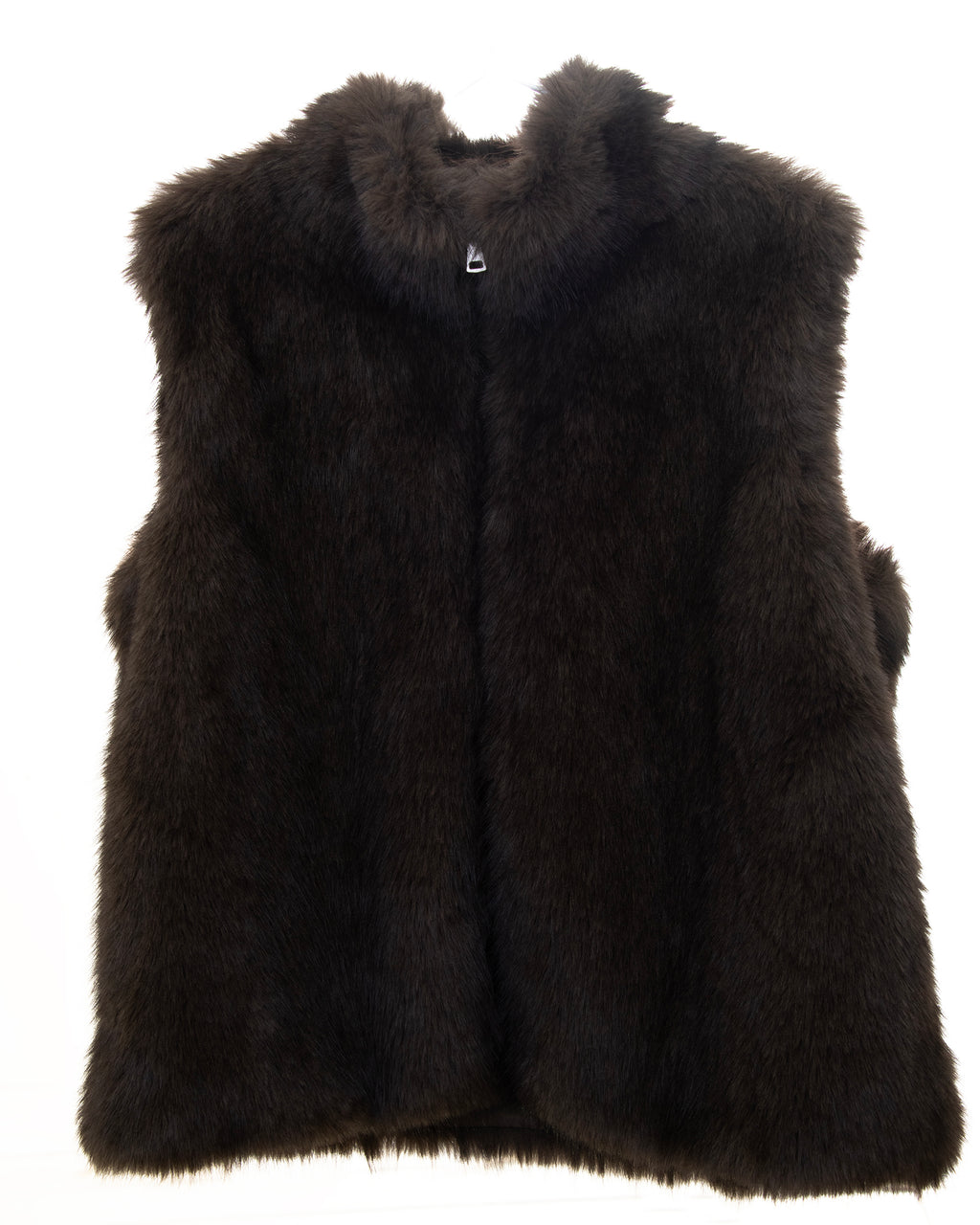 Chaleco de pelo Marrón Chocolate