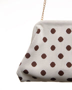 Bolso de Lunares con Cadena Dorada