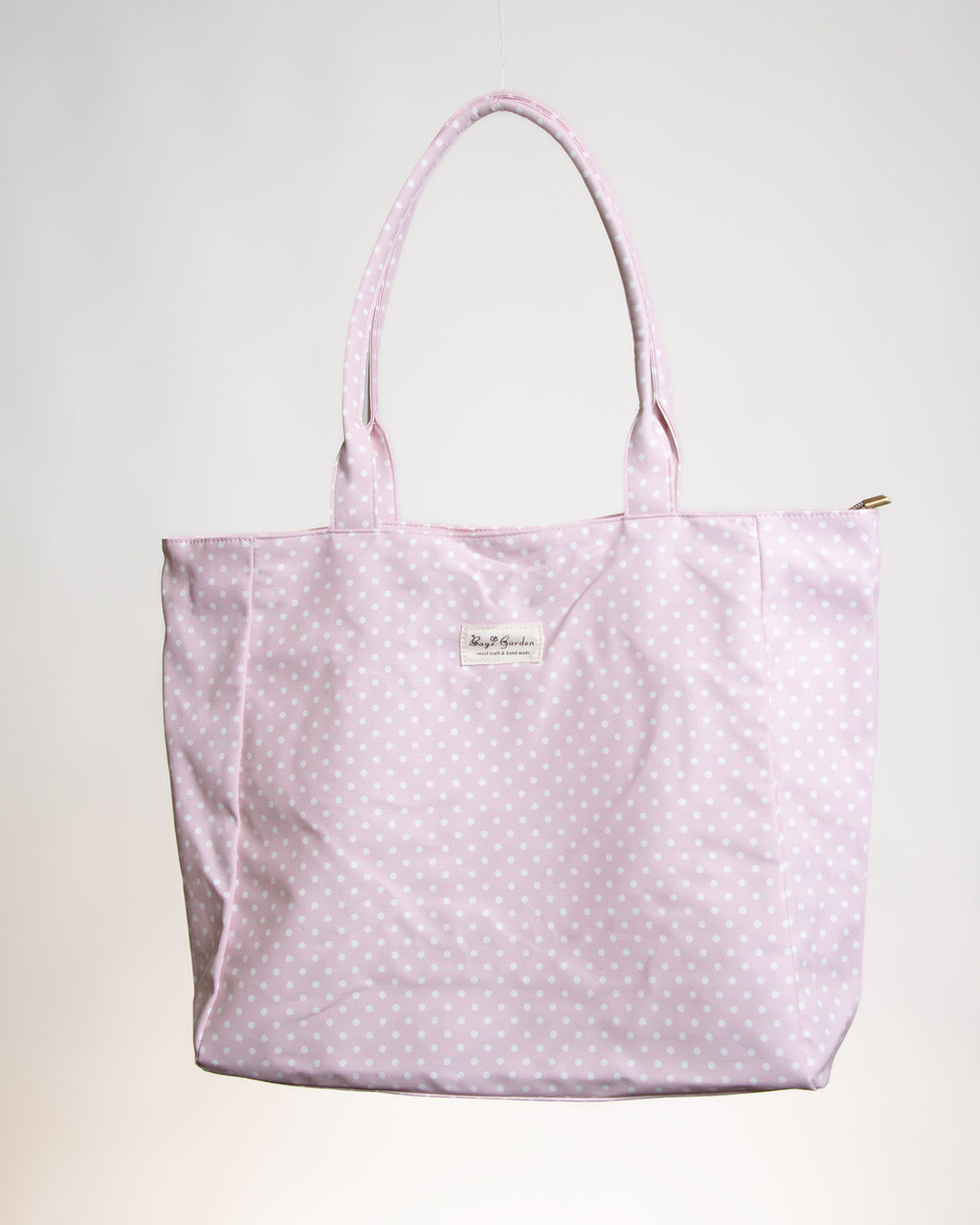 Bolso Shopper Rosa con Lunares