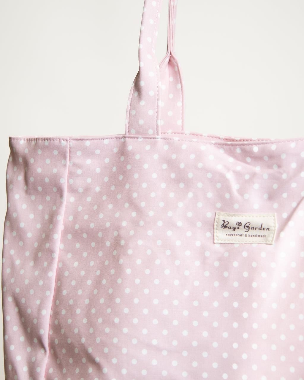Bolso Shopper Rosa con Lunares