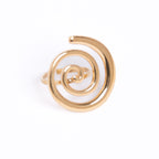 Anillo Espiral Dorado