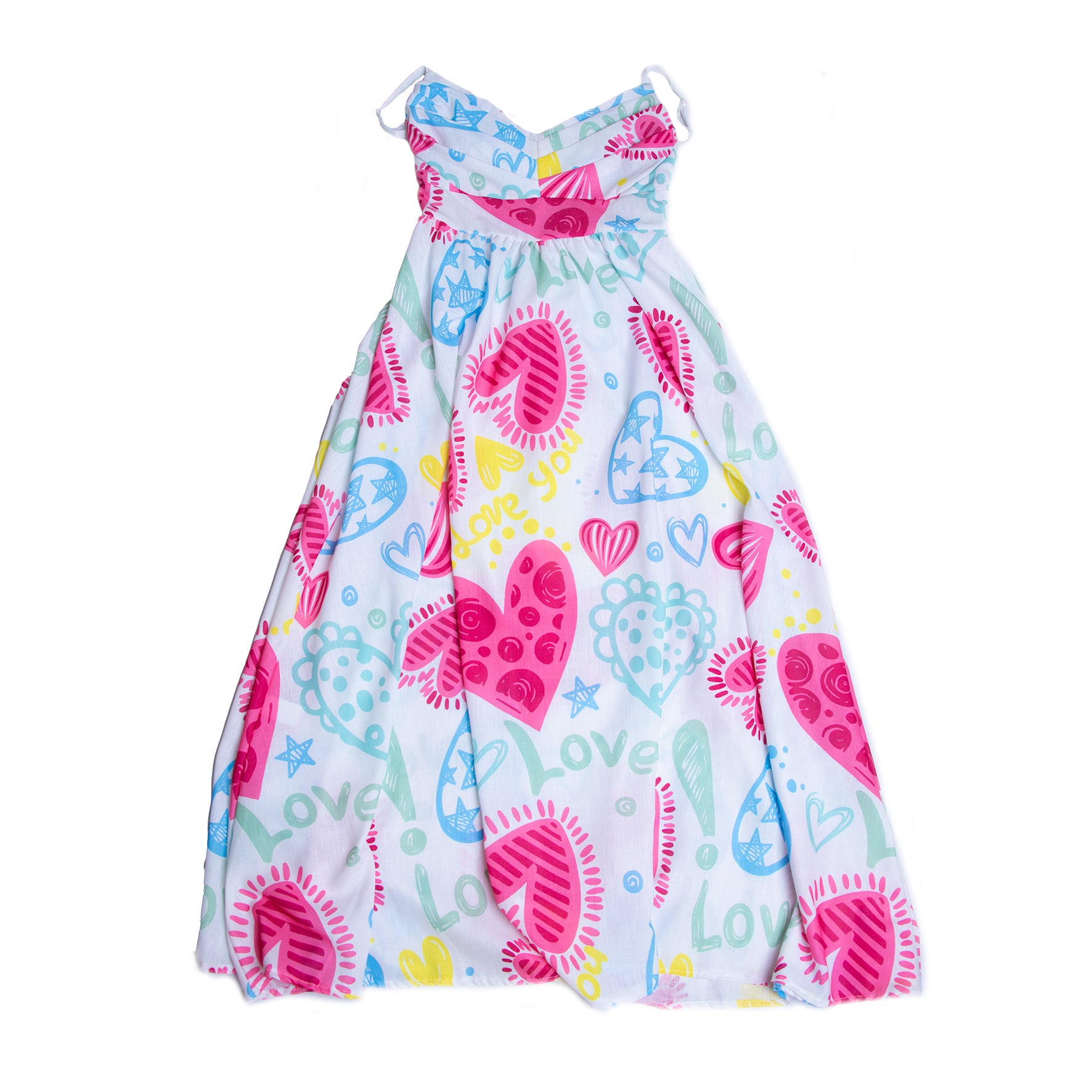 Vestido de Lino Corazones