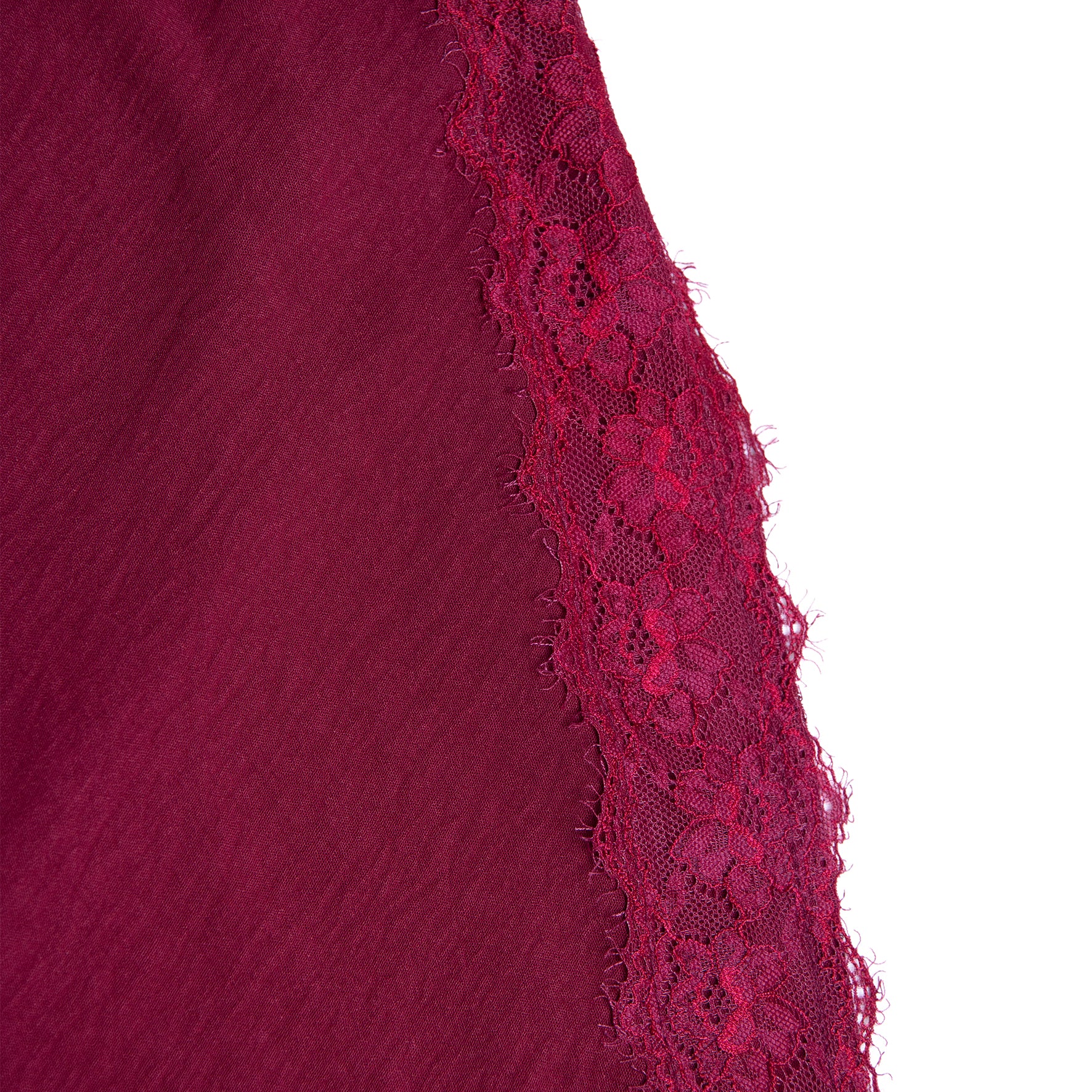 Vestido Lencero — Color Tinto