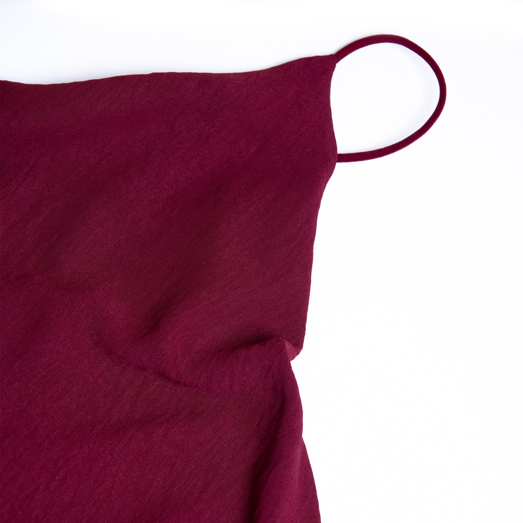 Vestido Lencero — Color Tinto