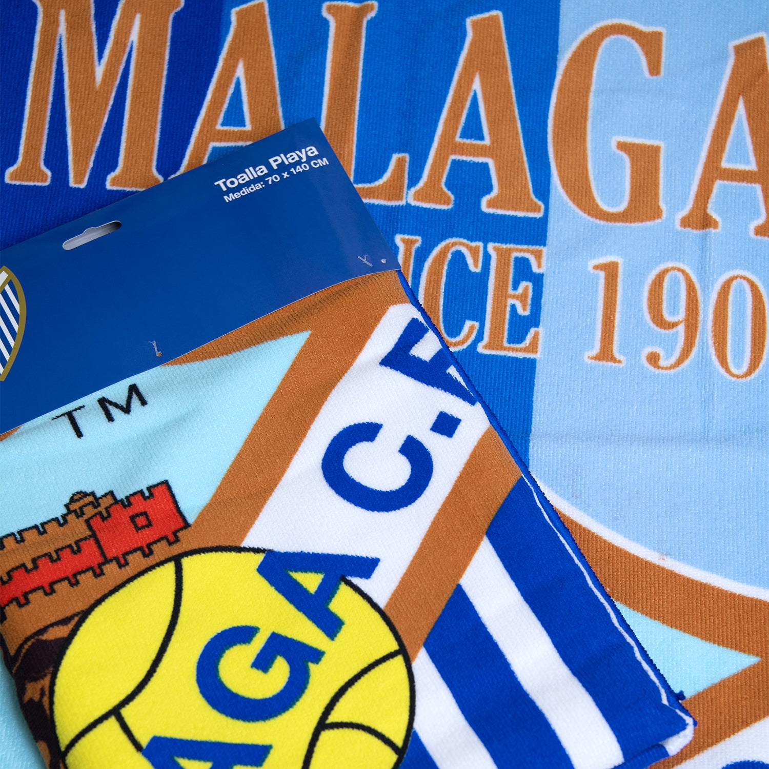 Toalla Oficial Málaga CF — Ascenso a Primera División