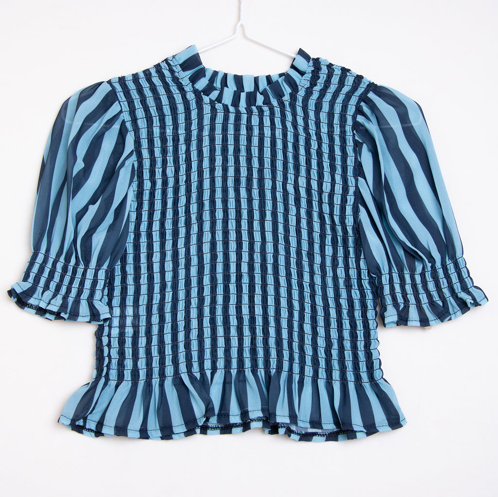 Blusa  Mangas Elásticas