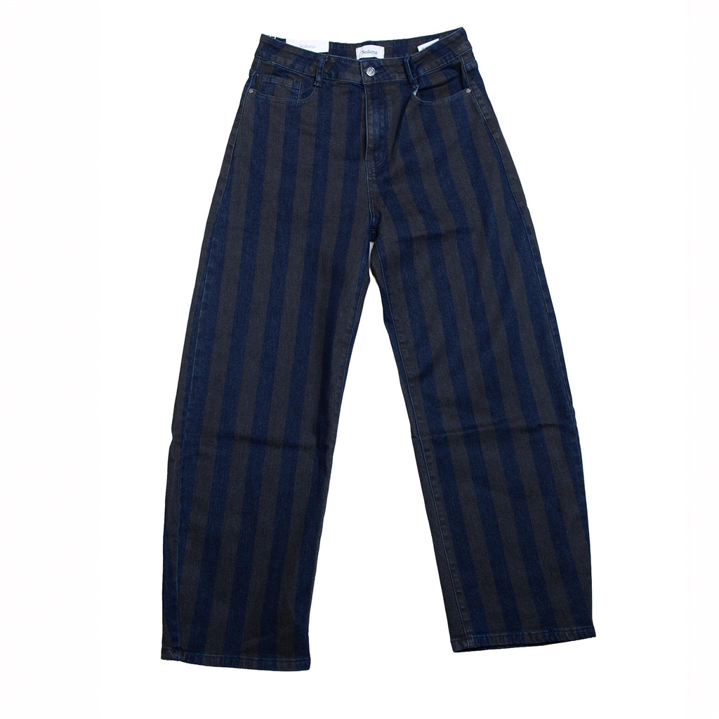 Vaquero Wide Leg a Rayas