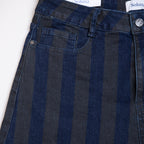 Vaquero Wide Leg a Rayas