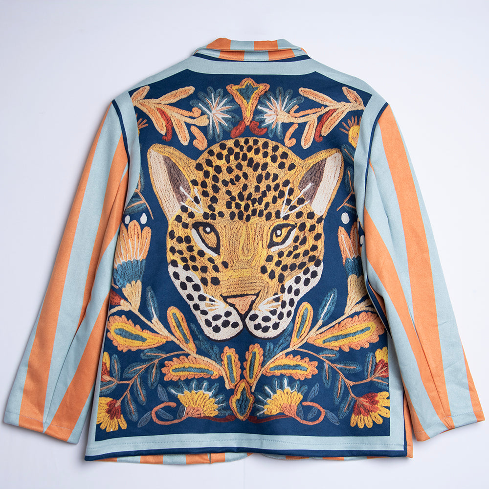Chaqueta de antelina talla única