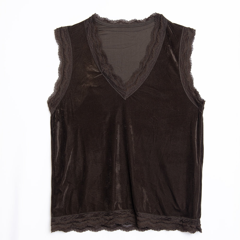 Camiseta de terciopelo